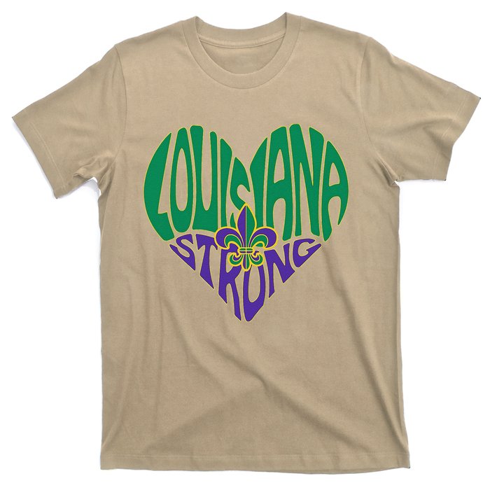 Funny Louisiana Culture T Vintag We Stand Nola Strong Appare T-Shirt