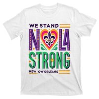 Funny Louisiana Culture T Vintag We Stand Nola Strong T-Shirt