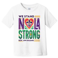 Funny Louisiana Culture T Vintag We Stand Nola Strong Toddler T-Shirt