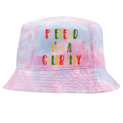 Funny Lazy Christmas Costume Pretend IM A Celebrity Tie-Dyed Bucket Hat