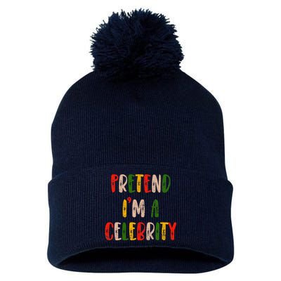 Funny Lazy Christmas Costume Pretend IM A Celebrity Pom Pom 12in Knit Beanie