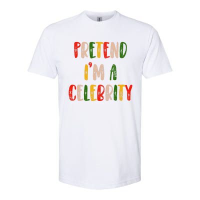 Funny Lazy Christmas Costume Pretend IM A Celebrity Softstyle CVC T-Shirt