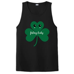 Feeling Lucky Cute Shamrock St Patrick's Day Irish Party Cute Gift PosiCharge Competitor Tank