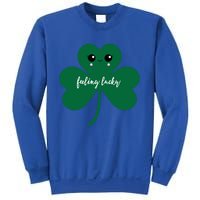 Feeling Lucky Cute Shamrock St Patrick's Day Irish Party Cute Gift Sweatshirt