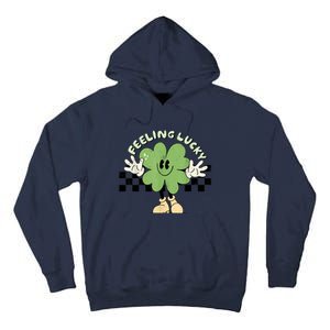 Feeling Lucky Cute Shamrock Happy St Patricks Day Go Green Tall Hoodie