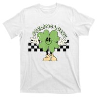 Feeling Lucky Cute Shamrock Happy St Patricks Day Go Green T-Shirt