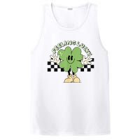 Feeling Lucky Cute Shamrock Happy St Patricks Day Go Green PosiCharge Competitor Tank