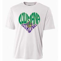 Funny Louisiana Culture T Vintage We Stand Nola Strong Appare Cooling Performance Crew T-Shirt