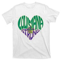 Funny Louisiana Culture T Vintage We Stand Nola Strong Appare T-Shirt