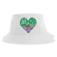 Funny Louisiana Culture T Vintage We Stand Nola Strong Appare Sustainable Bucket Hat