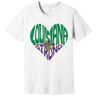 Funny Louisiana Culture T Vintage We Stand Nola Strong Appare Premium T-Shirt