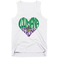 Funny Louisiana Culture T Vintage We Stand Nola Strong Appare Tank Top