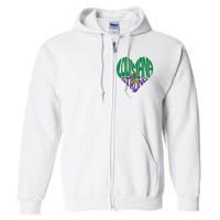 Funny Louisiana Culture T Vintage We Stand Nola Strong Appare Full Zip Hoodie