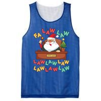 Funny Lawyer Christmas Santa Hat Fa Law Quote Holiday Funny Gift Mesh Reversible Basketball Jersey Tank