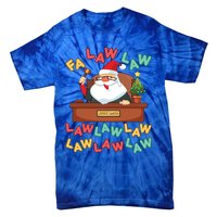 Funny Lawyer Christmas Santa Hat Fa Law Quote Holiday Funny Gift Tie-Dye T-Shirt