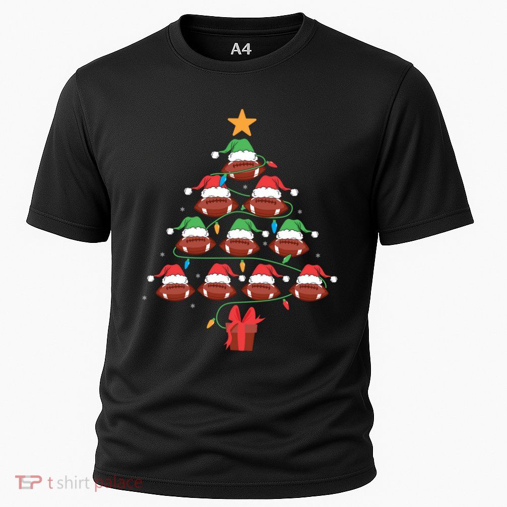 Football Lover Christmas Tree Football Lover Xmas Tree Gift Performance Shirt
