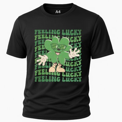 Feeling Lucky Cute Saint Patrick Day Gift Idea Performance Shirt