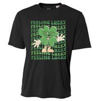 Feeling Lucky Cute Saint Patrick Day Gift Idea Cooling Performance Crew T-Shirt