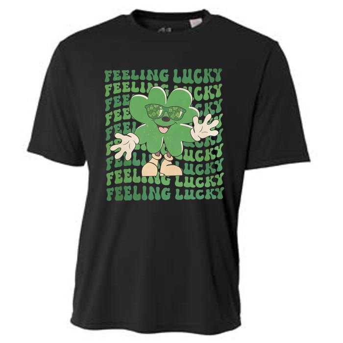 Feeling Lucky Cute Saint Patrick Day Gift Idea Cooling Performance Crew T-Shirt