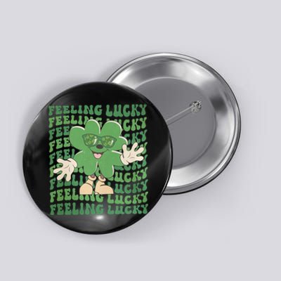 Feeling Lucky Cute Saint Patrick Day Gift Idea Button