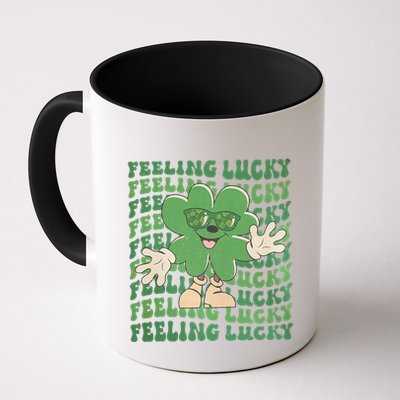 Feeling Lucky Cute Saint Patrick Day Gift Idea Mug