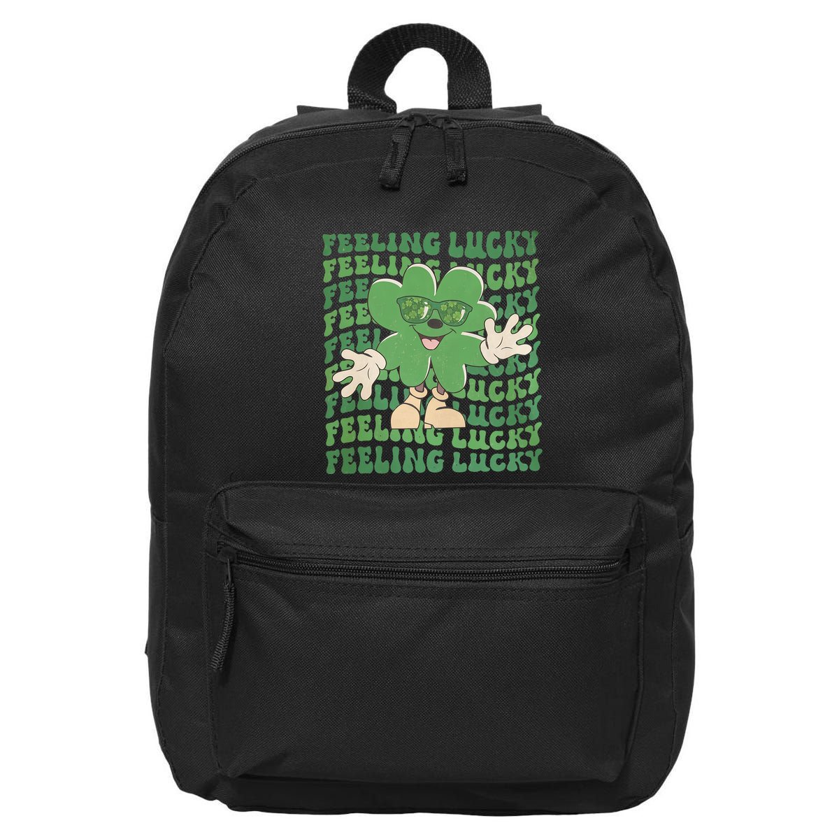 Feeling Lucky Cute Saint Patrick Day Gift Idea 16 in Basic Backpack