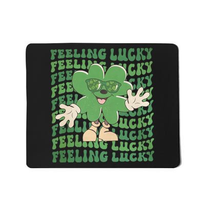 Feeling Lucky Cute Saint Patrick Day Gift Idea Mousepad