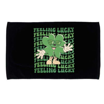 Feeling Lucky Cute Saint Patrick Day Gift Idea Microfiber Hand Towel