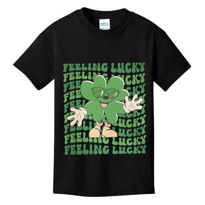 Feeling Lucky Cute Saint Patrick Day Gift Idea Kids T-Shirt