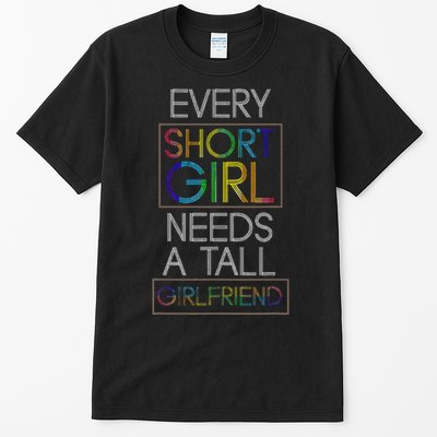 Funny Lesbian Couple Pride Month Gift Idea LGBT Tall T-Shirt