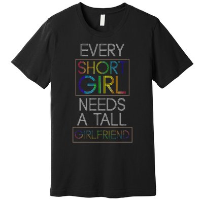 Funny Lesbian Couple Pride Month Gift Idea LGBT Premium T-Shirt