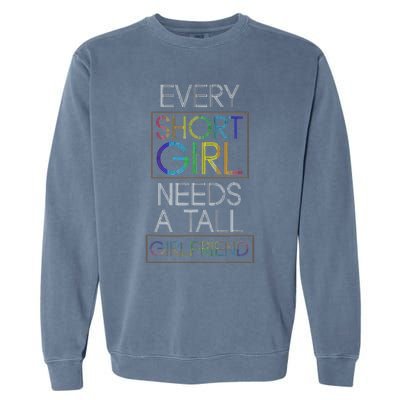 Funny Lesbian Couple Pride Month Gift Idea LGBT Garment-Dyed Sweatshirt