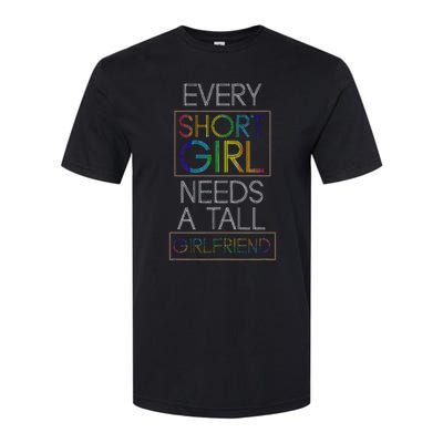 Funny Lesbian Couple Pride Month Gift Idea LGBT Softstyle CVC T-Shirt