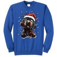 Funny Labrador Christmas Dog Lab Mom Dog Santa Cute Puppy Meaningful Gift Sweatshirt