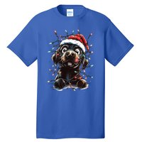 Funny Labrador Christmas Dog Lab Mom Dog Santa Cute Puppy Meaningful Gift Tall T-Shirt