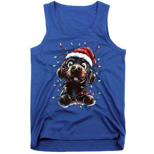 Funny Labrador Christmas Dog Lab Mom Dog Santa Cute Puppy Meaningful Gift Tank Top