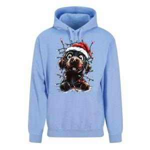 Funny Labrador Christmas Dog Lab Mom Dog Santa Cute Puppy Meaningful Gift Unisex Surf Hoodie