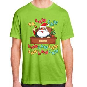 Funny Lawyer Christmas Santa Hat Fa Law Quote Holiday Funny Gift Adult ChromaSoft Performance T-Shirt