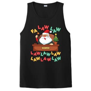 Funny Lawyer Christmas Santa Hat Fa Law Quote Holiday Funny Gift PosiCharge Competitor Tank