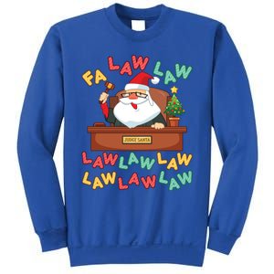 Funny Lawyer Christmas Santa Hat Fa Law Quote Holiday Funny Gift Sweatshirt