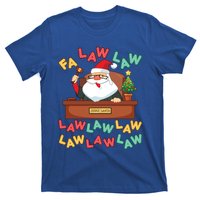 Funny Lawyer Christmas Santa Hat Fa Law Quote Holiday Funny Gift T-Shirt