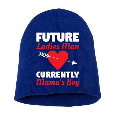 Future Ladies Currently Mama's Valentines Day Gift Short Acrylic Beanie