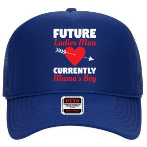 Future Ladies Currently Mama's Valentines Day Gift High Crown Mesh Back Trucker Hat