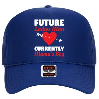 Future Ladies Currently Mama's Valentines Day Gift High Crown Mesh Back Trucker Hat