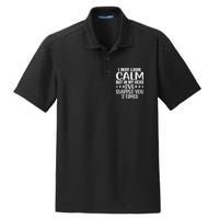 Funny Look Calm But In My Head Ive Slapped You 3 Times Dry Zone Grid Polo