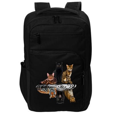 Funny Little Cats Big Cats Impact Tech Backpack