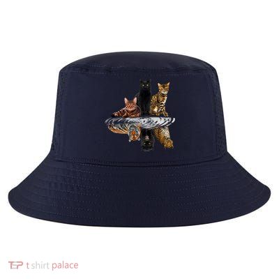 Funny Little Cats Big Cats Cool Comfort Performance Bucket Hat