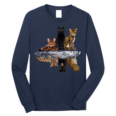 Funny Little Cats Big Cats Long Sleeve Shirt