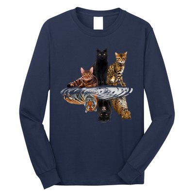 Funny Little Cats Big Cats Long Sleeve Shirt