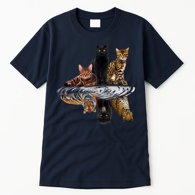 Funny Little Cats Big Cats Tall T-Shirt